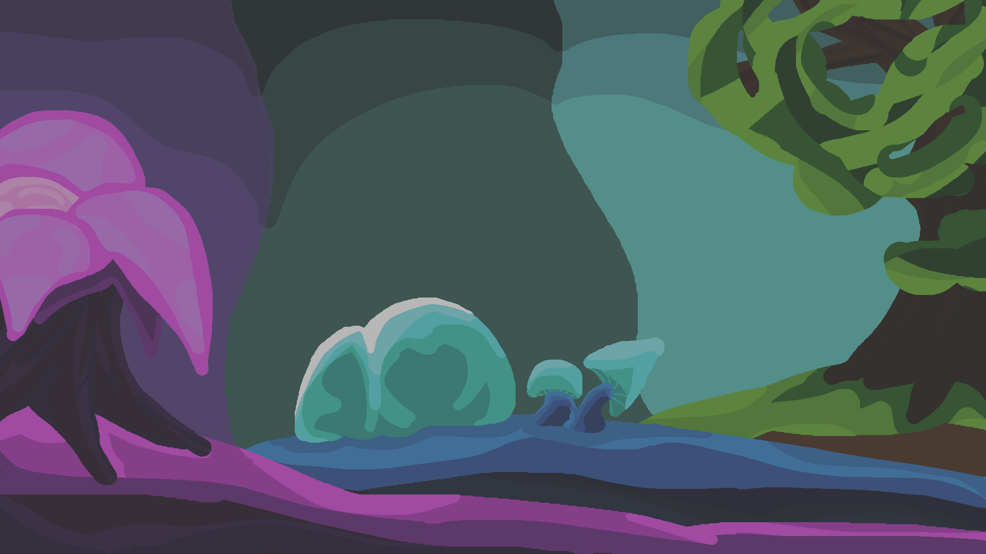 Lost game menu background